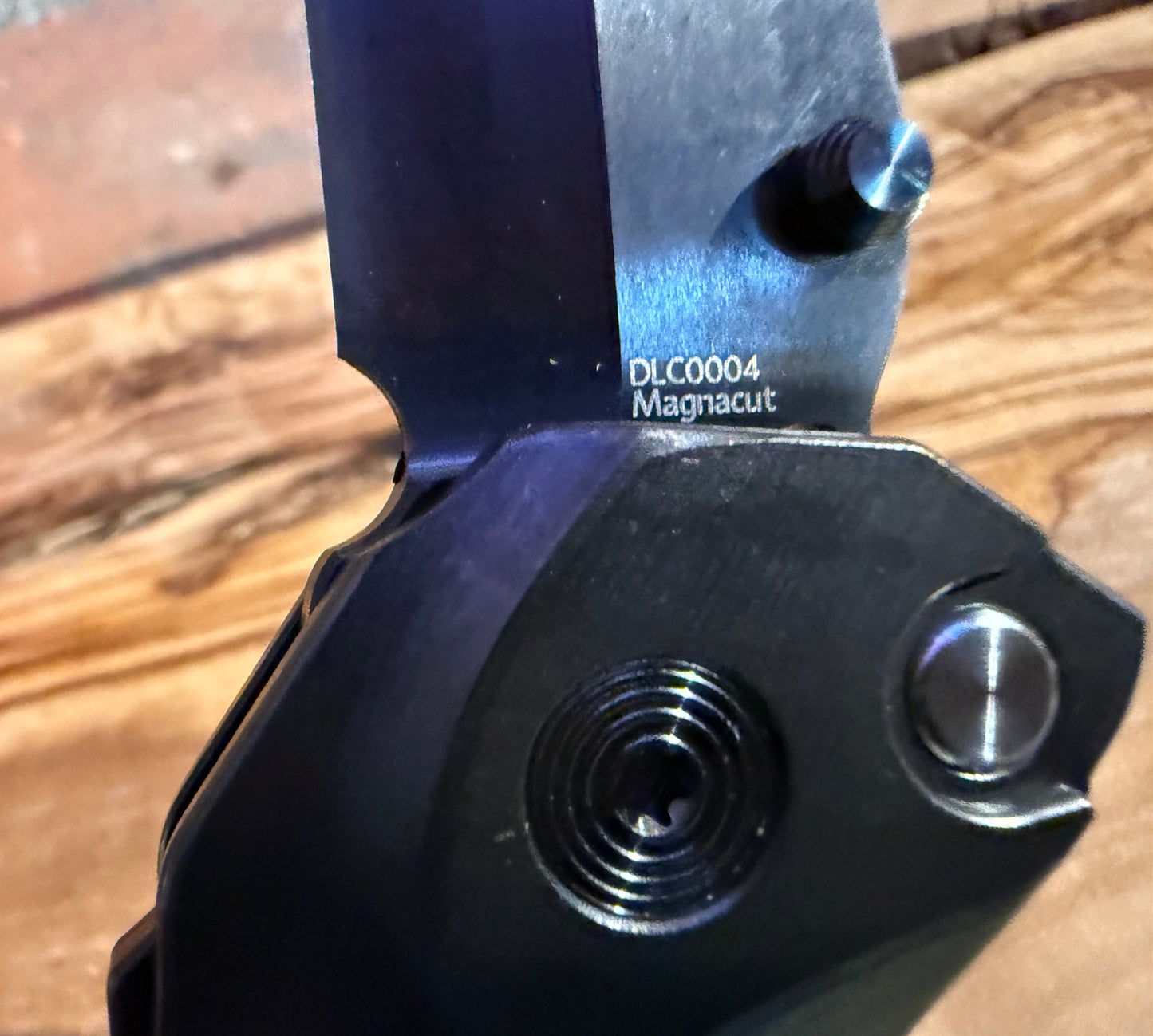 CLK-2T "Blackout": DLC handles/blade/hardware/clip, serial #0004