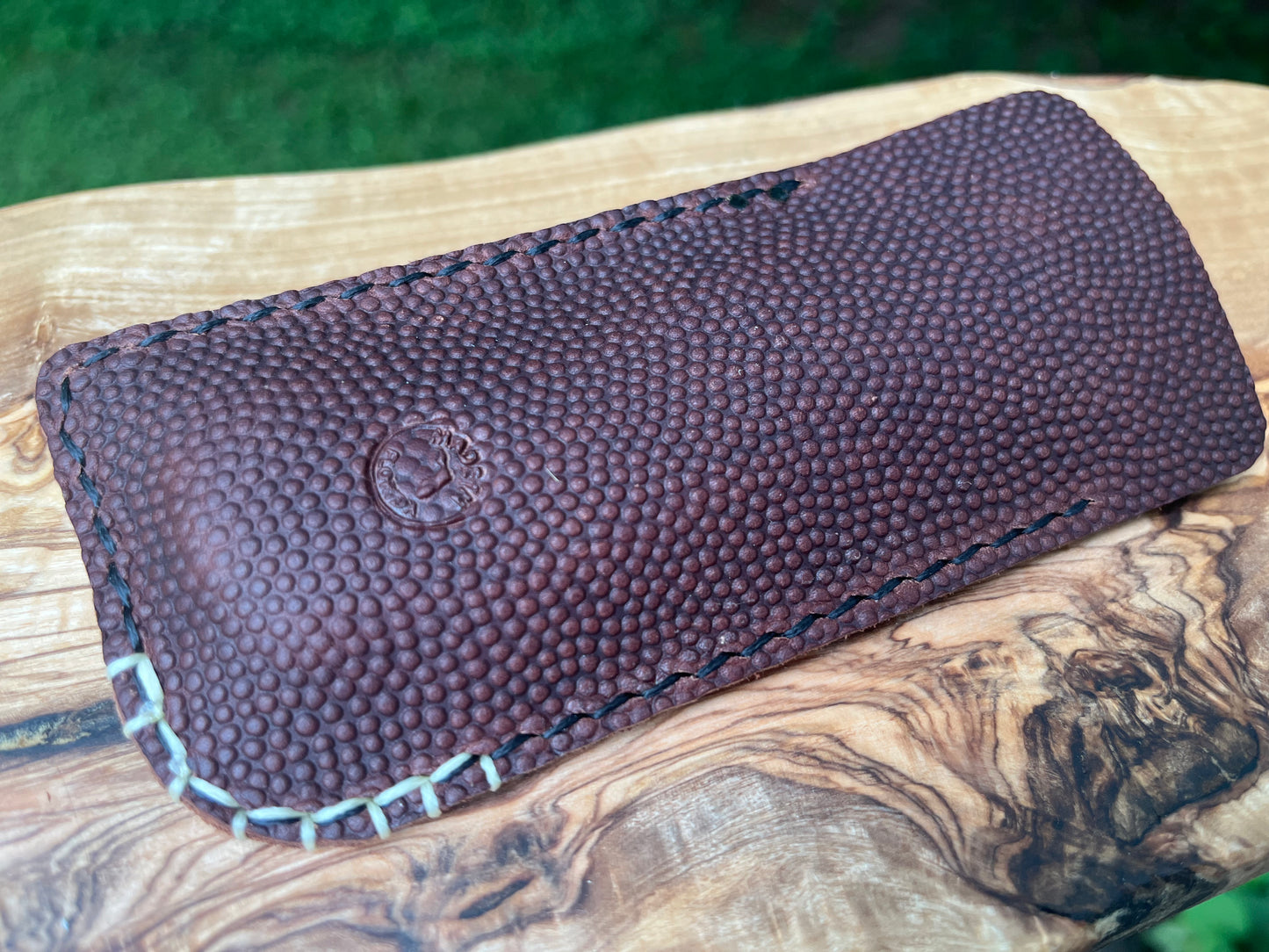 Chapman Lake Knives Custom Football Leather Slip