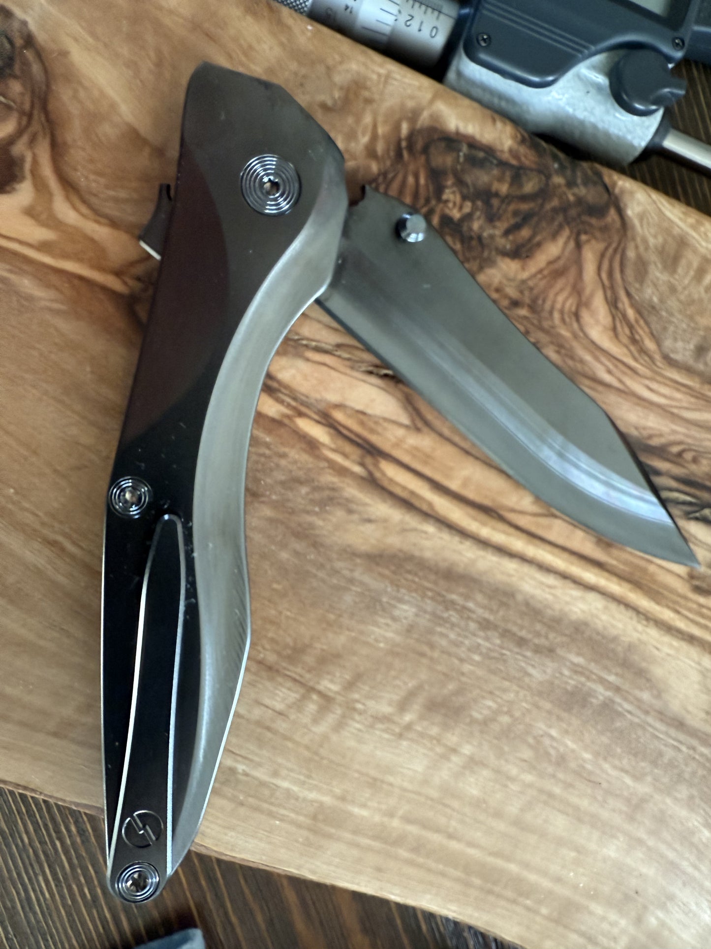 CLK-2D "Blackout": DLC handles/blade/clip, serial #002