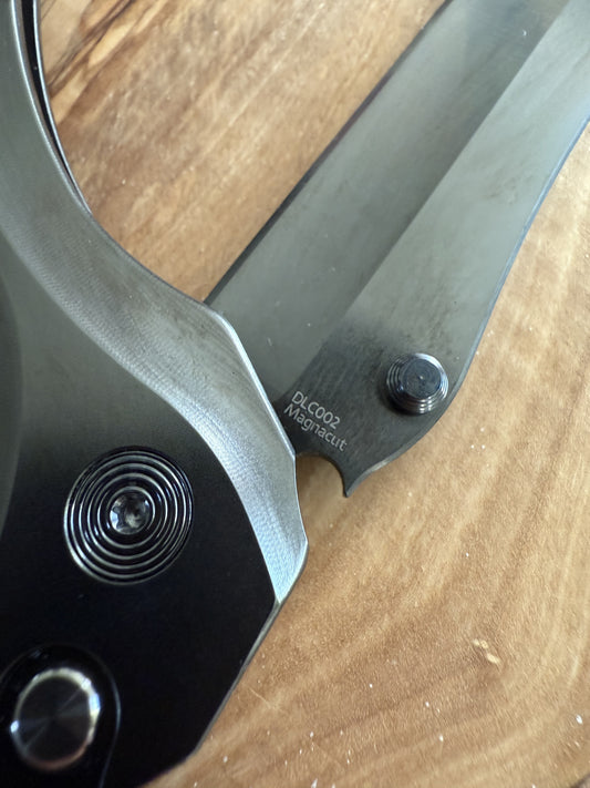 CLK-2D "Blackout": DLC handles/blade/clip, serial #002