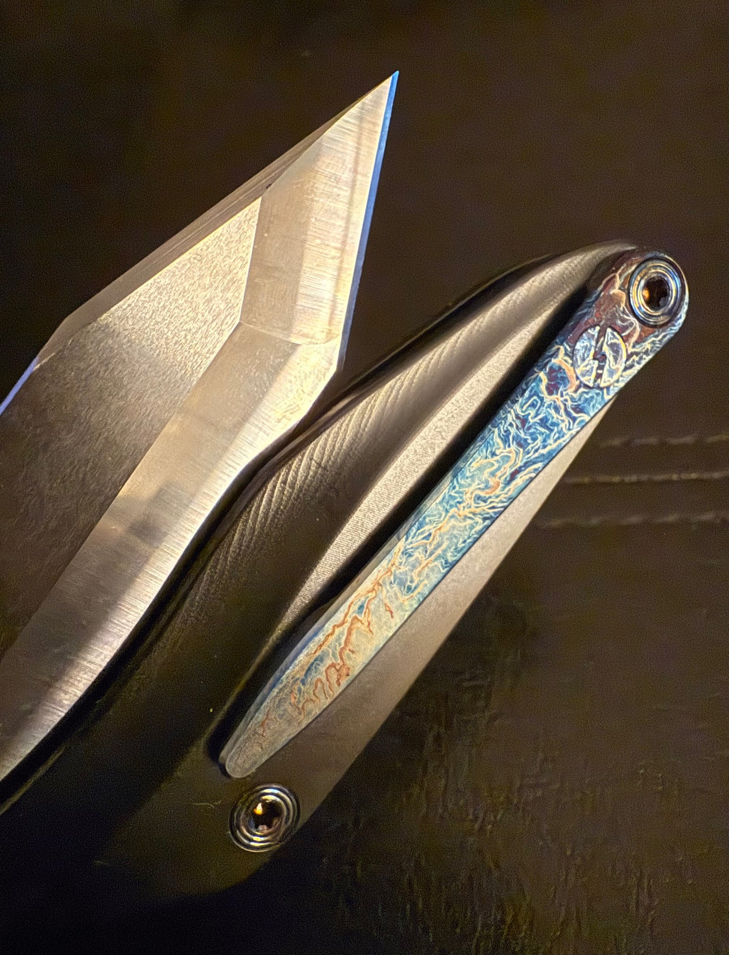 CLK-2T serial #005 "Twilight Tempest": DLC handles w/ entropic-anodized hardware